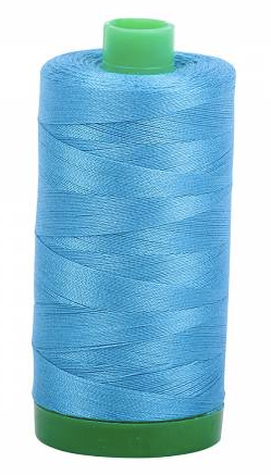 Aurifil Cotton Thread — Bright Teal 1320 — Medium 40wt