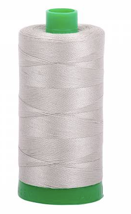 Aurifil Cotton Thread — Light Grey 5021 — Medium 40wt