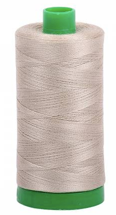 Aurifil Cotton Thread — Stone 2324 — Medium 40wt