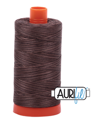 Aurifil Cotton Thread — Mocha Mousse (Variegated) 4671 — Medium 50wt