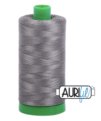 Aurifil Cotton Thread — Grey Smoke 5004 — Medium 40wt