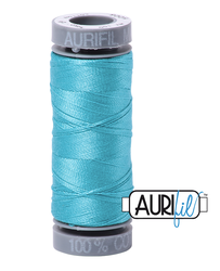 Aurifil Cotton Thread — Bright Turquoise 5005 — Small 28wt