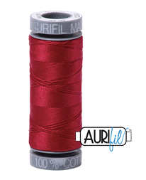 Aurifil Cotton Thread — Red Wine 2260 — Small 28wt