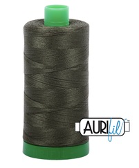 Aurifil Cotton Thread — Dark Green 5012 — Medium 40wt