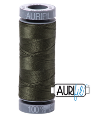 Aurifil Cotton Thread — Dark Green 5012 — Small 28wt