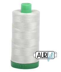 Aurifil Cotton Thread — Light Grey Green 2843 — Medium 40wt