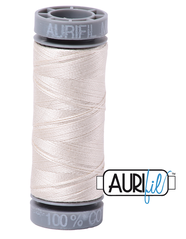 Aurifil Cotton Thread — Silver White 2309 — Small 28wt