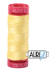 Aurifil Cotton Thread — Lemon 2115 — Small 12wt