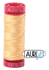 Aurifil Cotton Thread — Medium Butter 2130 — Small 12wt