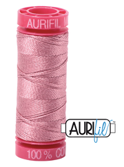 Aurifil Cotton Thread — Victorian Rose 2445 — Small 12wt