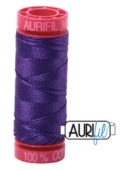 Aurifil Cotton Thread — Dark Violet 2582 — Small 12wt