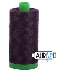 Aurifil Cotton Thread — Aubergine 2570 — Medium 40wt