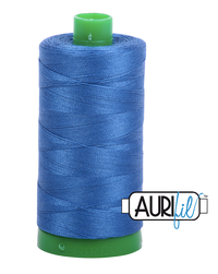 Aurifil Cotton Thread — Delft Blue 2730 — Medium 40wt