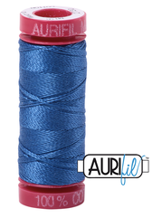 Aurifil Cotton Thread — Delft Blue 2730 — Small 12wt