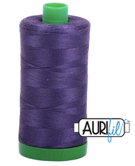 Aurifil Cotton Thread — Dark Dusty Grape 2581 — Medium 40wt
