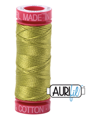 Aurifil Cotton Thread — Light Leaf Green 1147 — Small 12wt
