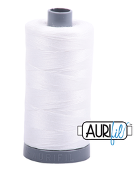 Aurifil Cotton Thread — Natural White 2021 — Medium 28wt