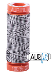 Aurifil Cotton Thread — Licorice Twist (Variegated) 4652 — Small 50wt
