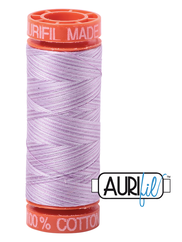 Aurifil Cotton Thread — French Lilac (Variegated) 3840 — Small 50wt