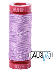 Aurifil Cotton Thread — French Lilac (Variegated) 3840 — Small 12wt