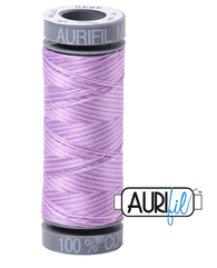 Aurifil Cotton Thread — French Lilac (Variegated) 3840 — Small 28wt