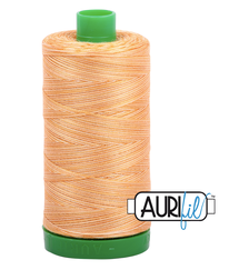 Aurifil Cotton Thread — Crème Brûlée (Variegated) 4150 — Medium 40wt