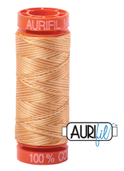 Aurifil Cotton Thread — Crème Brûlée (Variegated) 4150 — Small 50wt