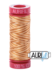Aurifil Cotton Thread — Crème Brûlée (Variegated) 4150 — Small 12wt
