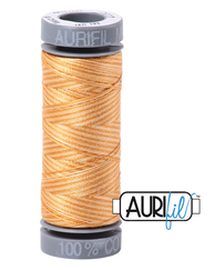 Aurifil Cotton Thread — Crème Brûlée (Variegated) 4150 — Small 28wt