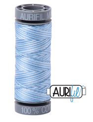 Aurifil Cotton Thread — Stone Washed Denim (Variegated) 3770 — Small 28wt