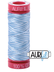 Aurifil Cotton Thread — Stone Washed Denim (Variegated) 3770 — Small 12wt