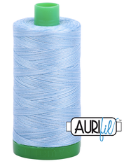 Aurifil Cotton Thread — Stone Washed Denim (Variegated) 3770 — Medium 40wt