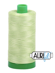 Aurifil Cotton Thread — Light Spring Green (Variegated) 3320 — Medium 40wt