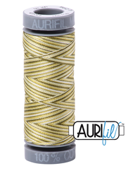 Aurifil Cotton Thread — Spring Prairie (Variegated) 4653 — Small 28wt