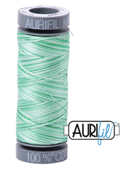 Aurifil Cotton Thread — Mint Julep (Variegated) 4661 — Small 28wt