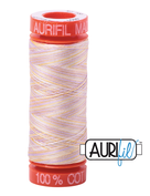 Aurifil Cotton Thread — Bari (Variegated) 4651 — Small 50wt