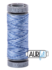 Aurifil Cotton Thread — Storm at Sea (Variegated) 4655 — Small 28wt