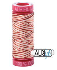 Aurifil Cotton Thread — Cinnamon Sugar (Variegated) 4656 — Small 12wt