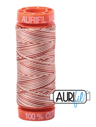 Aurifil Cotton Thread — Cinnamon Sugar (Variegated) 4656 — Small 50wt
