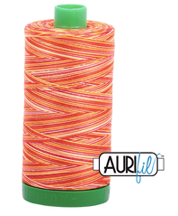 Aurifil Cotton Thread — Tramonto a Zoagli (Variegated) 4657 — Medium 40wt