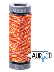 Aurifil Cotton Thread — Tramonto a Zoagli (Variegated) 4657 — Small 28wt