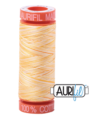 Aurifil Cotton Thread — Limoni di Monterosso (Variegated) 4658 — Small 50wt