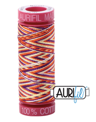 Aurifil Cotton Thread — Desert Dawn (Variegated) 4648 — Small 12wt