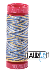 Aurifil Cotton Thread — Lemon Blueberry (Variegated) 4649 — Small 12wt