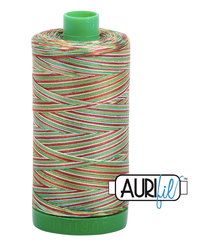 Aurifil Cotton Thread — Leaves (Variegated) 4650 — Medium 40wt