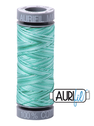 Aurifil Cotton Thread — Crème de Menthe (Variegated) 4662 — Small 28wt
