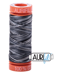 Aurifil Cotton Thread — Graphite (Variegated) 4665 — Small 50wt