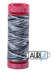 Aurifil Cotton Thread — Graphite (Variegated) 4665 — Small 12wt