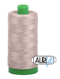 Aurifil Cotton Thread — Rope Beige 5011 — Medium 40wt