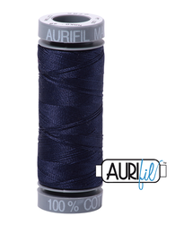 Aurifil Cotton Thread — Very Dark Navy 2785 — Small 28wt